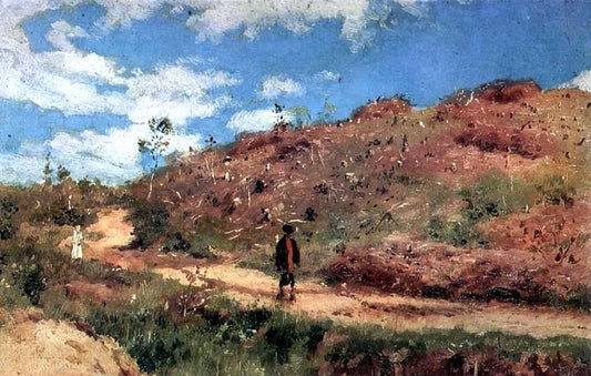  Ilia Efimovich Repin Summer Landscape in Kurskaya Guberniya - Canvas Print