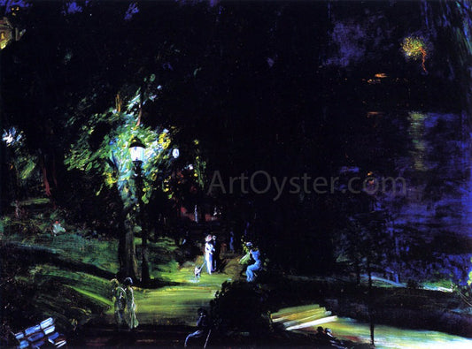  George Wesley Bellows Summer Night, Riverside Drive - Canvas Print