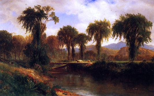  Jr. Samuel Colman Summer on the Saco, Conway Valley - Canvas Print