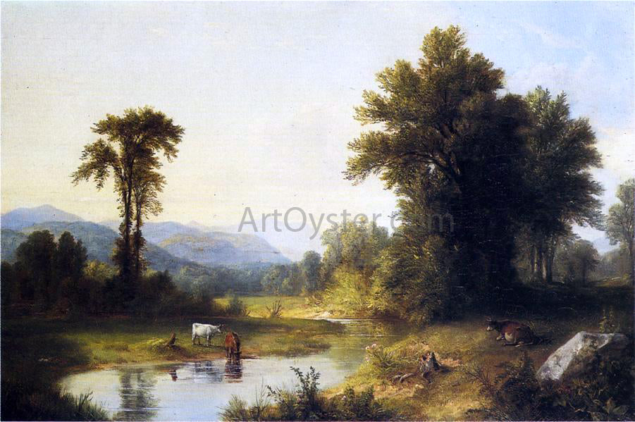  Asher Brown Durand Summer Stream - Canvas Print