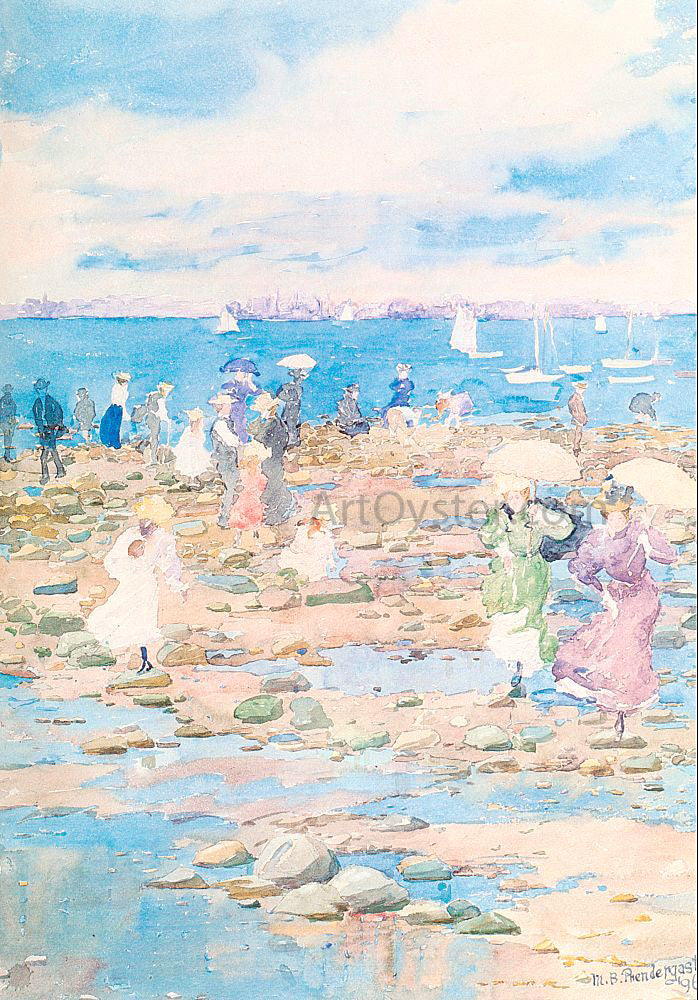  Maurice Prendergast Summer Visitors - Canvas Print