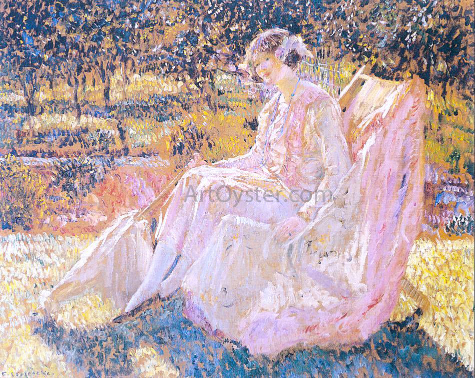  Frederick Carl Frieseke Sunbath - Canvas Print