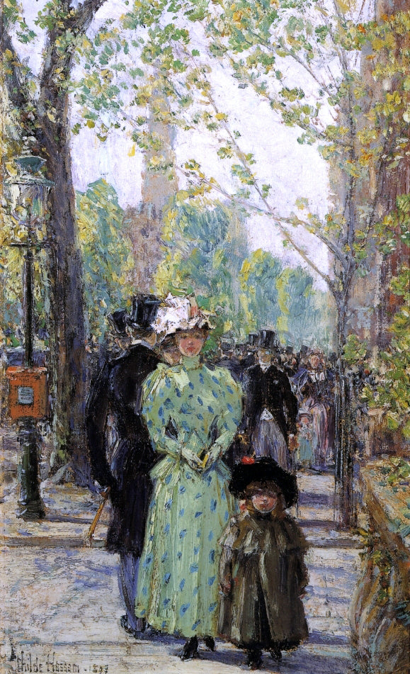  Frederick Childe Hassam Sunday Morning - Canvas Print