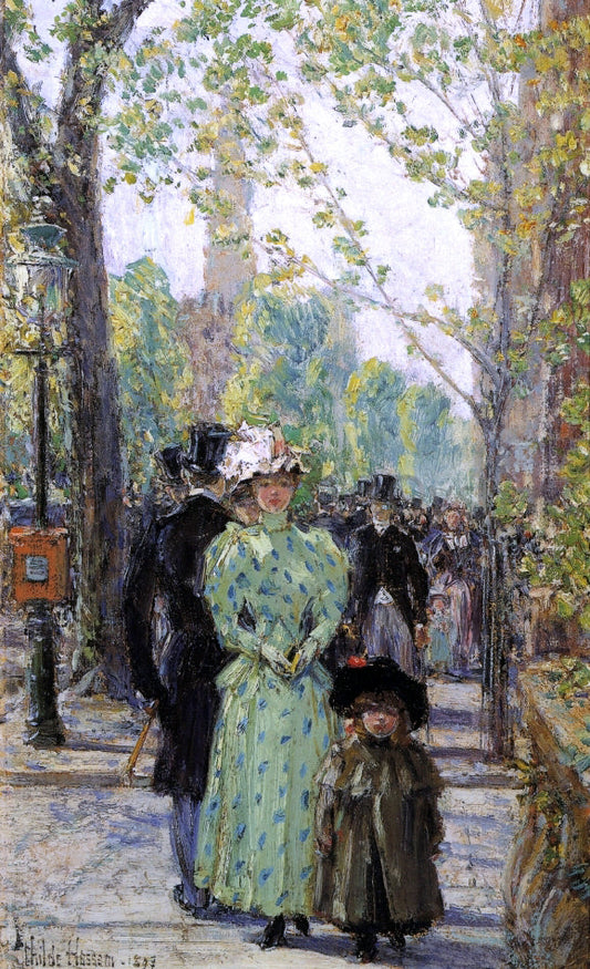  Frederick Childe Hassam Sunday Morning - Canvas Print