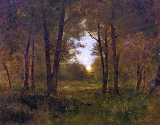  George Inness Sundown near Montclair - Canvas Print