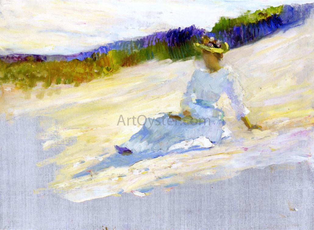  Robert Henri Sunlight, Girl on Beach, Avalon - Canvas Print