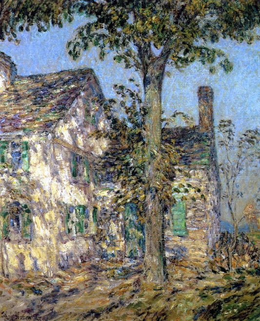  Frederick Childe Hassam Sunlight on an Old House, Putnam - Canvas Print