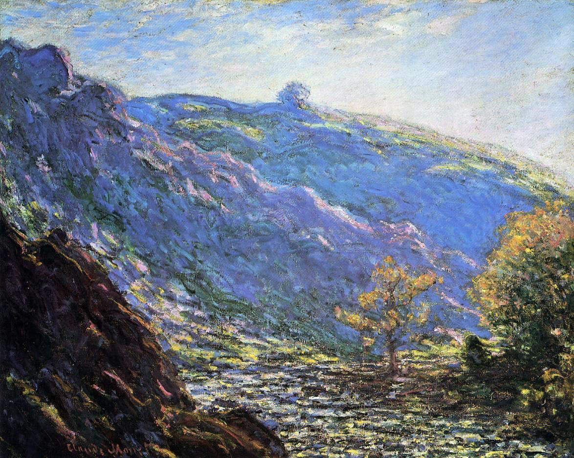  Claude Oscar Monet Sunlight on the Petit Cruese - Canvas Print