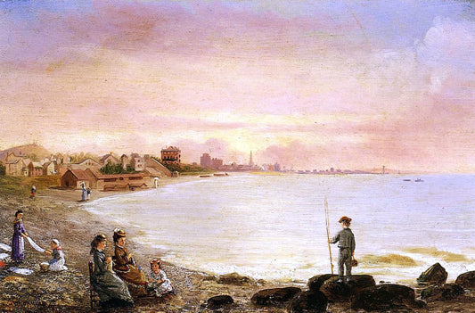  Conrad Wise Chapman Sunrise at Saint Malo - Canvas Print