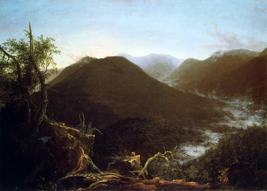  Thomas Cole Sunrise in the Catskill Mountains - Canvas Print