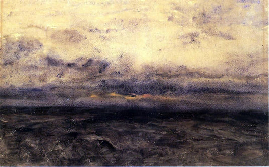  J Frank Currier Sunset - Canvas Print