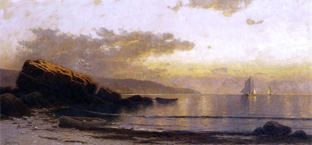  Alfred Thompson Bricher Sunset Coast - Canvas Print