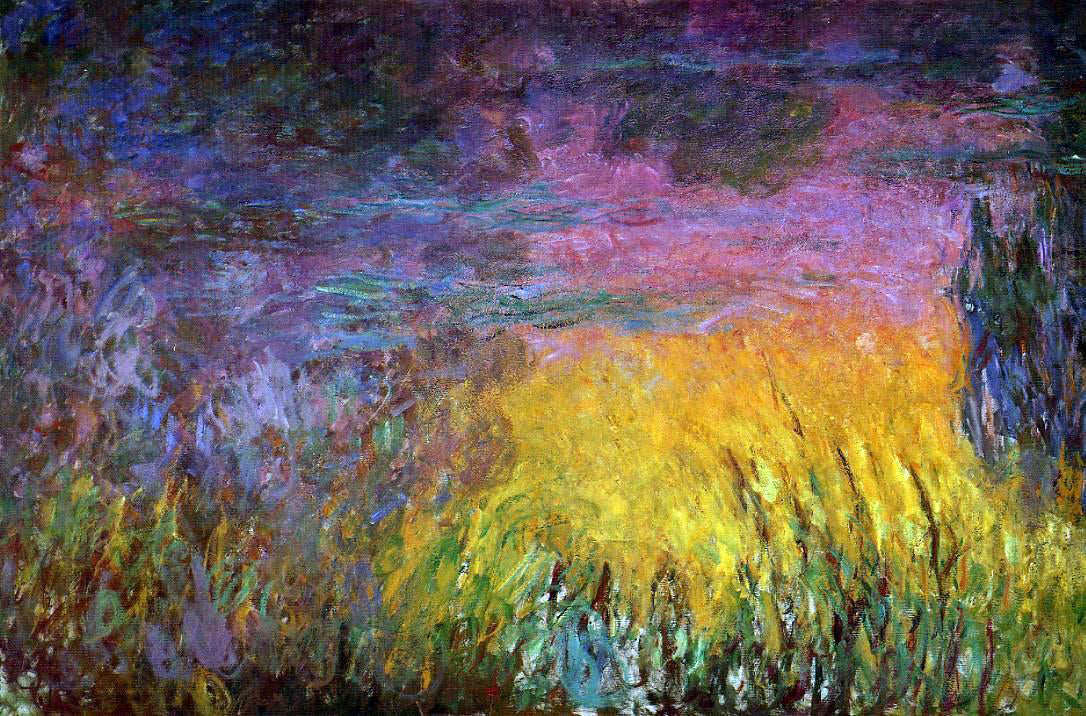  Claude Oscar Monet Sunset (left half) - Canvas Print