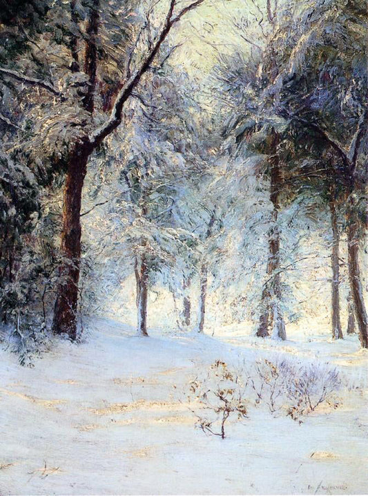  Walter Launt Palmer Sunshine After Snowstorm - Canvas Print