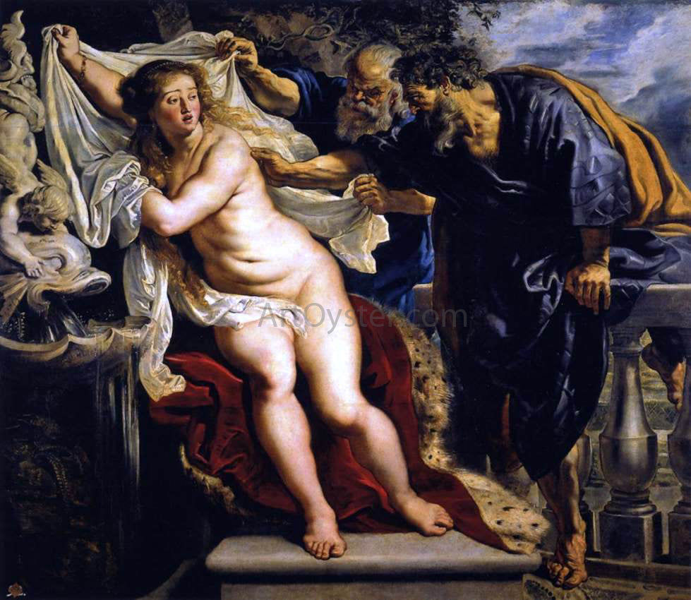  Peter Paul Rubens Susanna and the Elders - Canvas Print