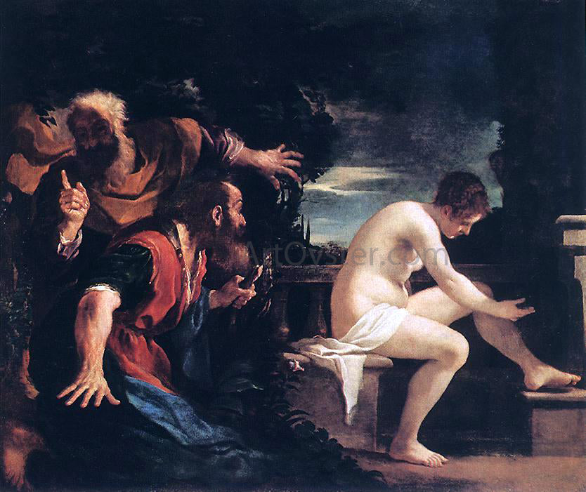  Guercino Susanna and the Elders - Canvas Print