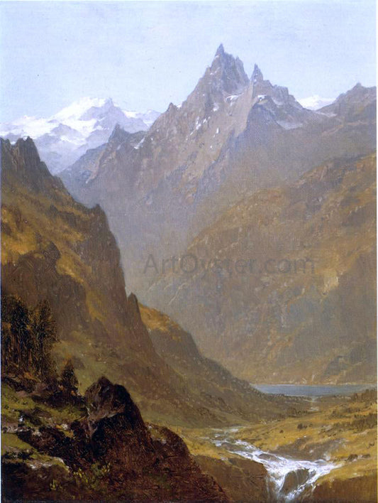  Sanford Robinson Gifford Swiss Scene - Canvas Print