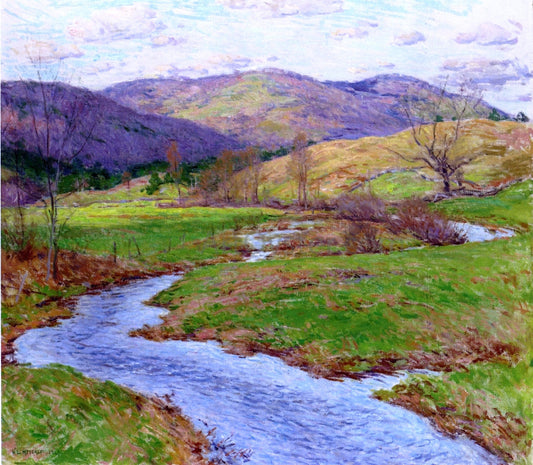  Willard Leroy Metcalf Swollen Brook (No. 2) - Canvas Print