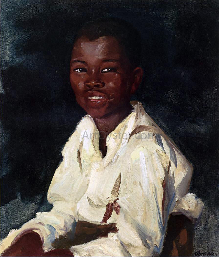  Robert Henri Sylvester-Smiling - Canvas Print