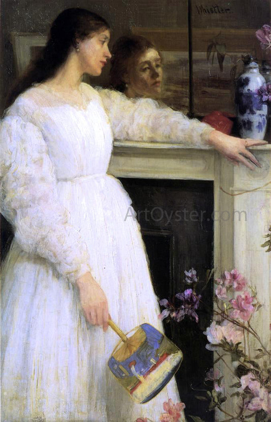  James McNeill Whistler Symphony in White, No. 2: The Little White Girl - Canvas Print