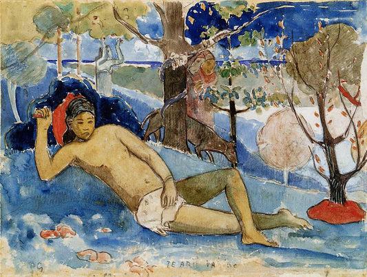  Paul Gauguin Te Arii Vahine (also known as The Queen of Beauty) - Canvas Print