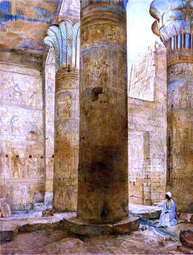  Henry Roderick Newman Temple of Philae, Nubia - Canvas Print