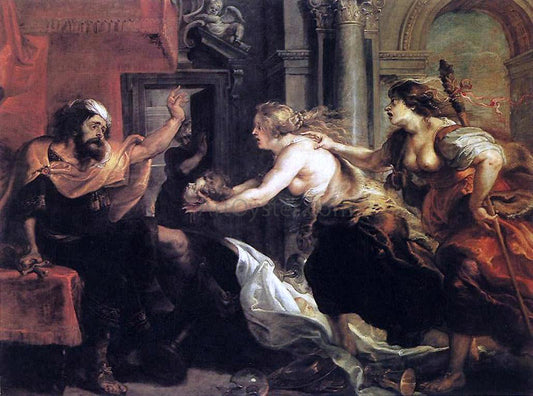  Peter Paul Rubens Tereus Confronted with the Head of his Son Itylus - Canvas Print