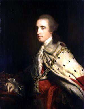  Sir Joshua Reynolds The 4th Duke of Queensbury ('Old Q') as Earl of March - Canvas Print