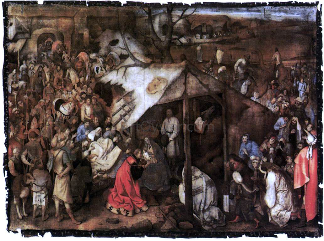  The Elder Pieter Bruegel The Adoration of the Kings - Canvas Print