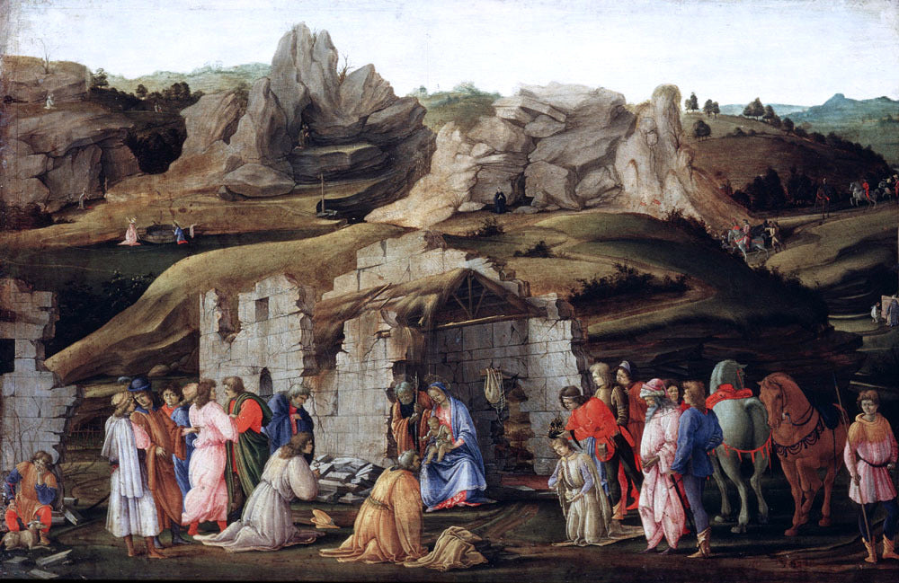  Filippino Lippi The Adoration of the Magi - Canvas Print