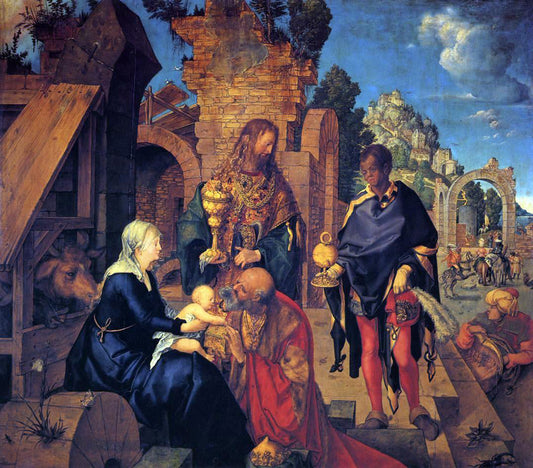  Albrecht Durer The Adoration of the Magi - Canvas Print