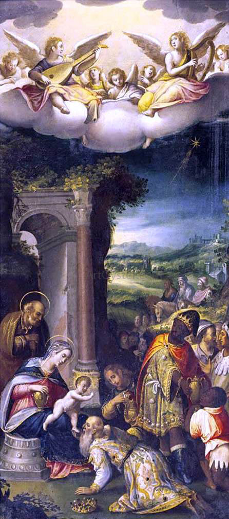  Prospero Fontana The Adoration of the Magi - Canvas Print