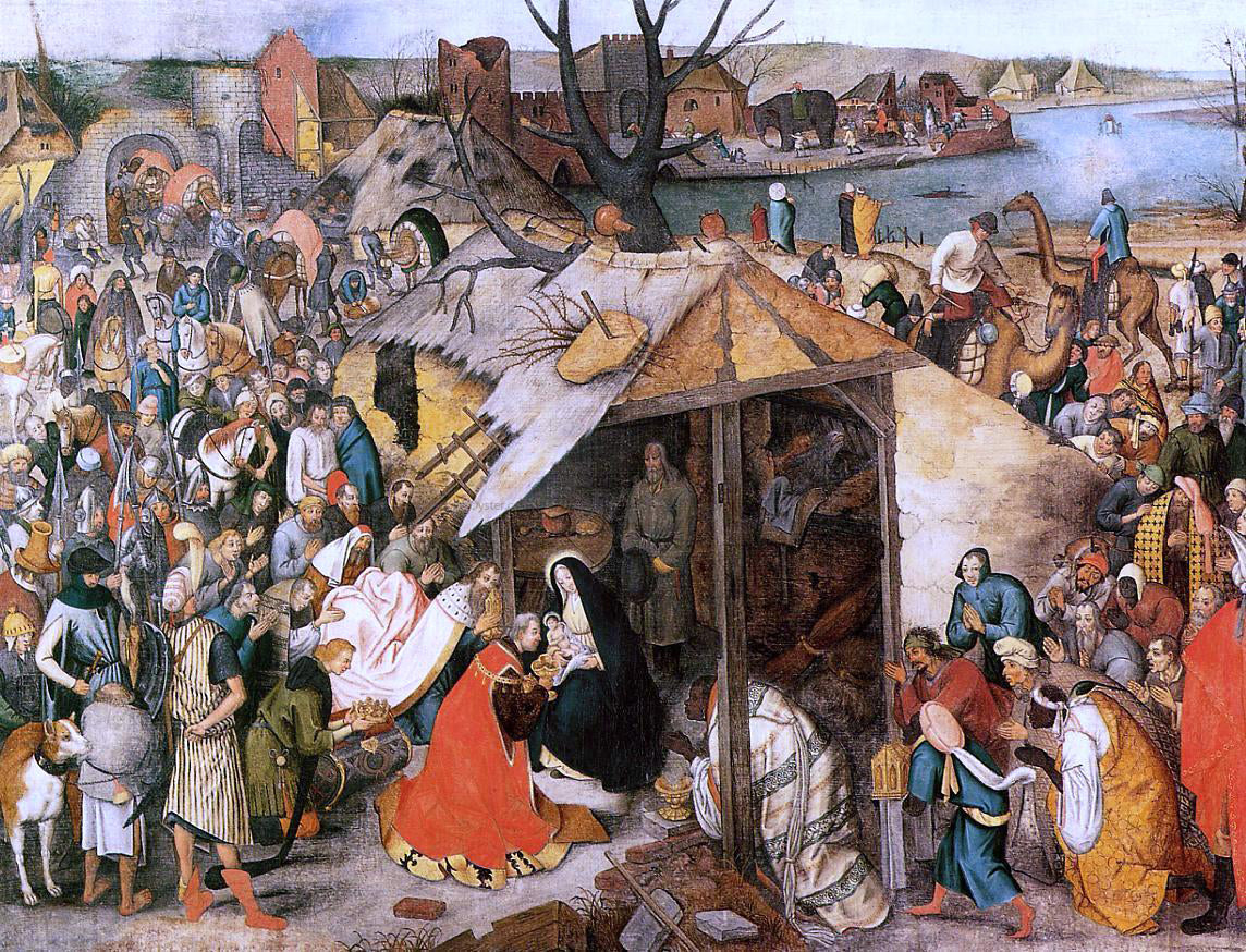  The Younger Pieter Bruegel The Adoration of the Magi - Canvas Print