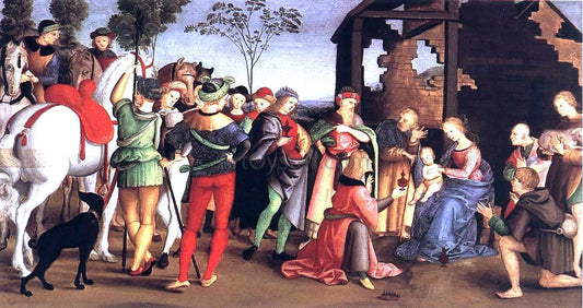 Raphael The Adoration of the Magi (Oddi altar) - Canvas Print