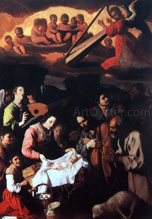  Francisco De Zurbaran The Adoration of the Shepherds - Canvas Print