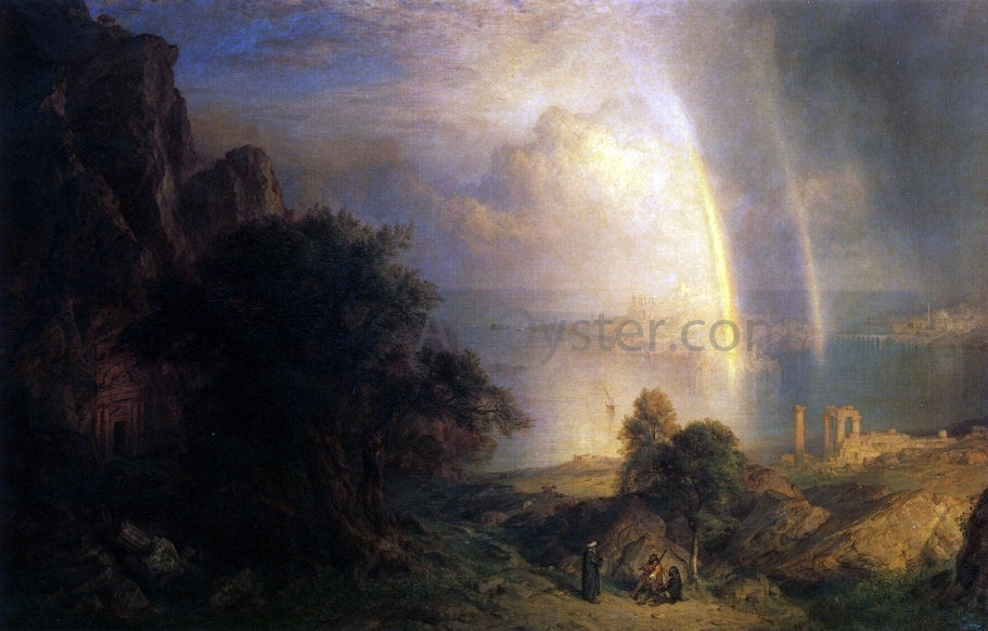  Frederic Edwin Church The Aegean Sea - Canvas Print