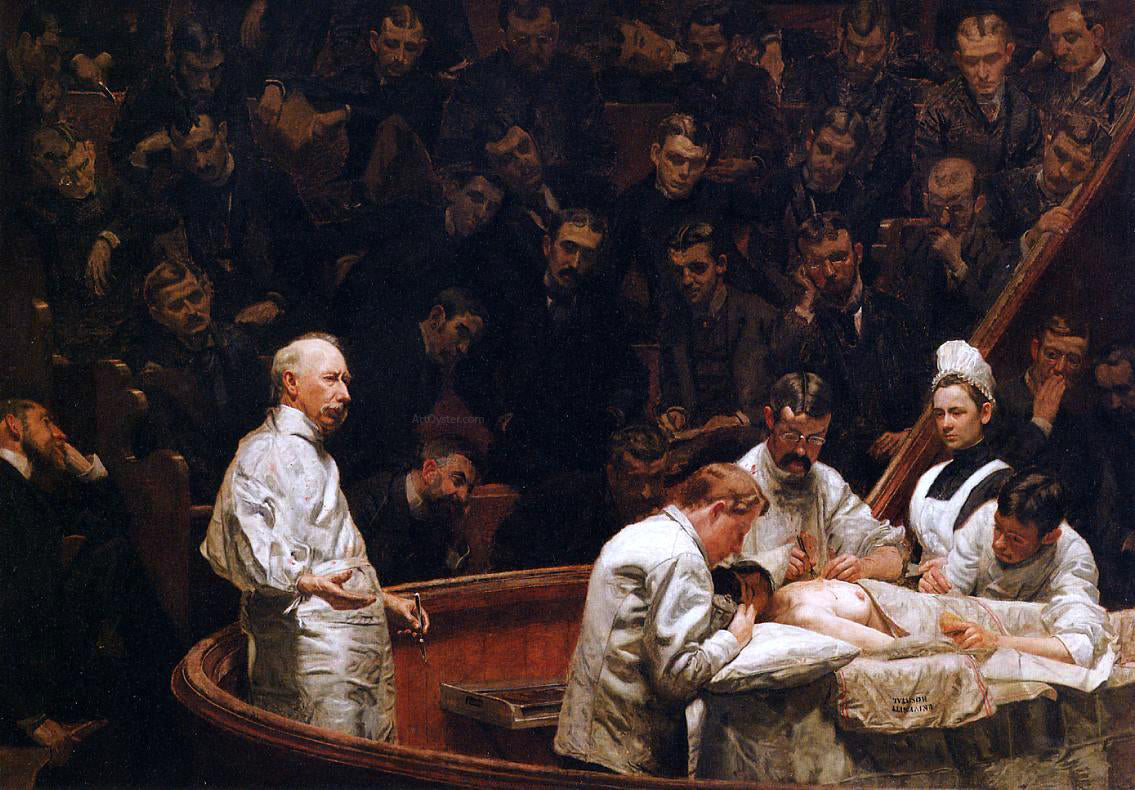  Thomas Eakins The Agnew Clinic - Canvas Print