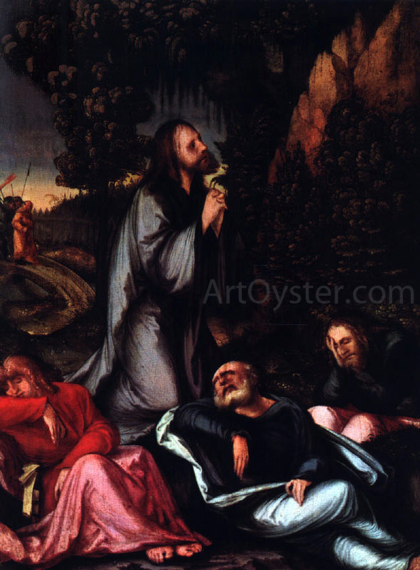  Hans Leonhard Schaufelein The Agony in the Garden - Canvas Print