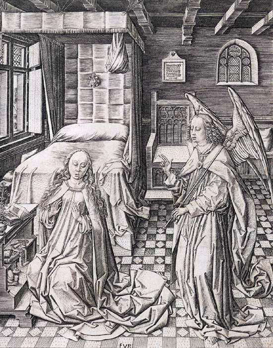  Master Fvb The Annunciation - Canvas Print