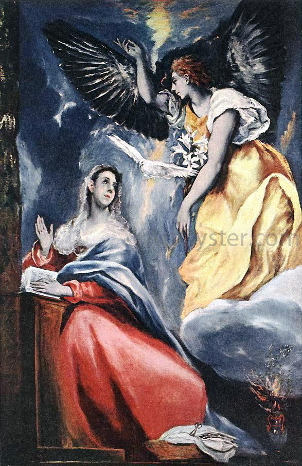  El Greco The Annunciation - Canvas Print