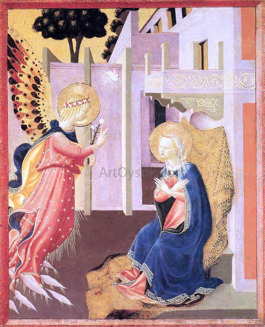  Zanobi Strozzi The Annunciation - Canvas Print