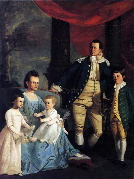  Henry Benbridge The Archibald Bulloch Family - Canvas Print