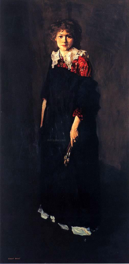  Robert Henri The Art Student (also known as Miss Josephine Nivison) - Canvas Print