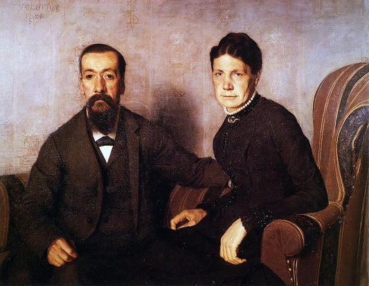  Felix Vallotton The Artist's Parents - Canvas Print