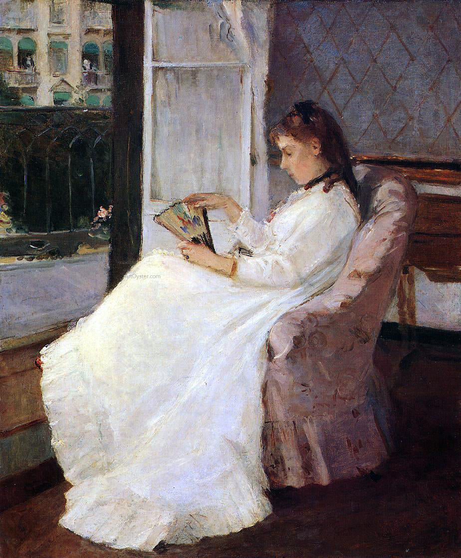  Berthe Morisot The Artist's Sister at a Window - Canvas Print