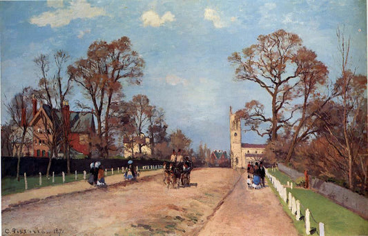  Camille Pissarro The Avenue, Sydenham - Canvas Print