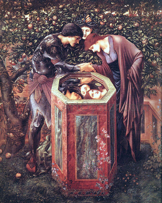  Sir Edward Burne-Jones The Baleful Head - Canvas Print