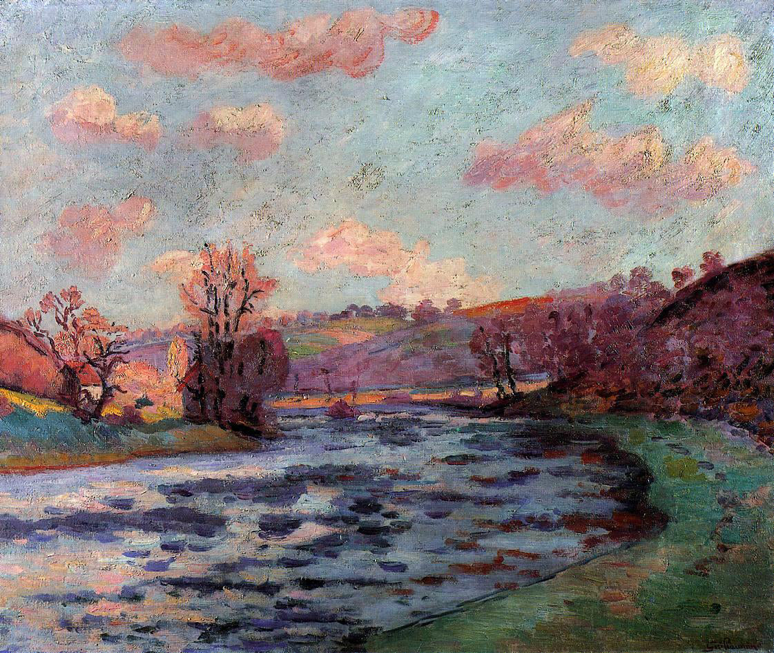  Armand Guillaumin The Banks of the Creuse River - Canvas Print