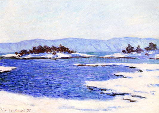  Claude Oscar Monet The Banks of the Fjord at Christiania - Canvas Print