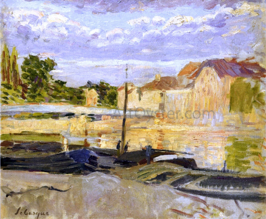  Henri Lebasque The Banks of the Marne at Lagny - Canvas Print